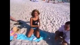 Girl strips naked in front of friends showing her sexy body