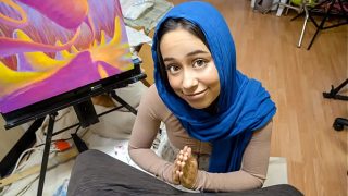 Muslim Stepsis Keeps Her Hijab On While Fucking Step Bro